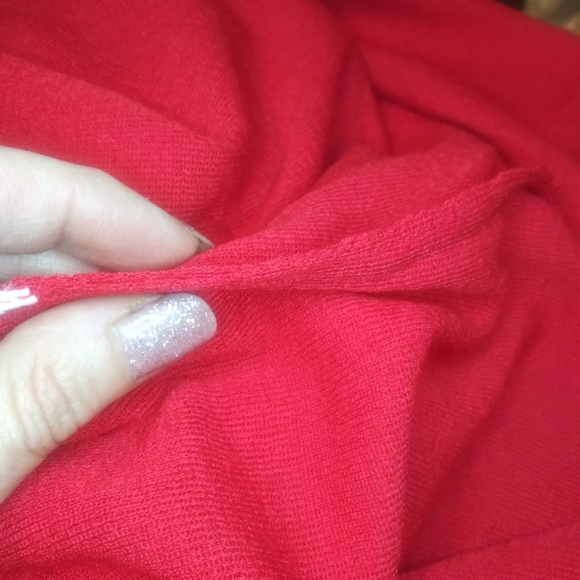 Love Moschino Red Ruffled Collar Sweater Dress - Picture 10 of 12